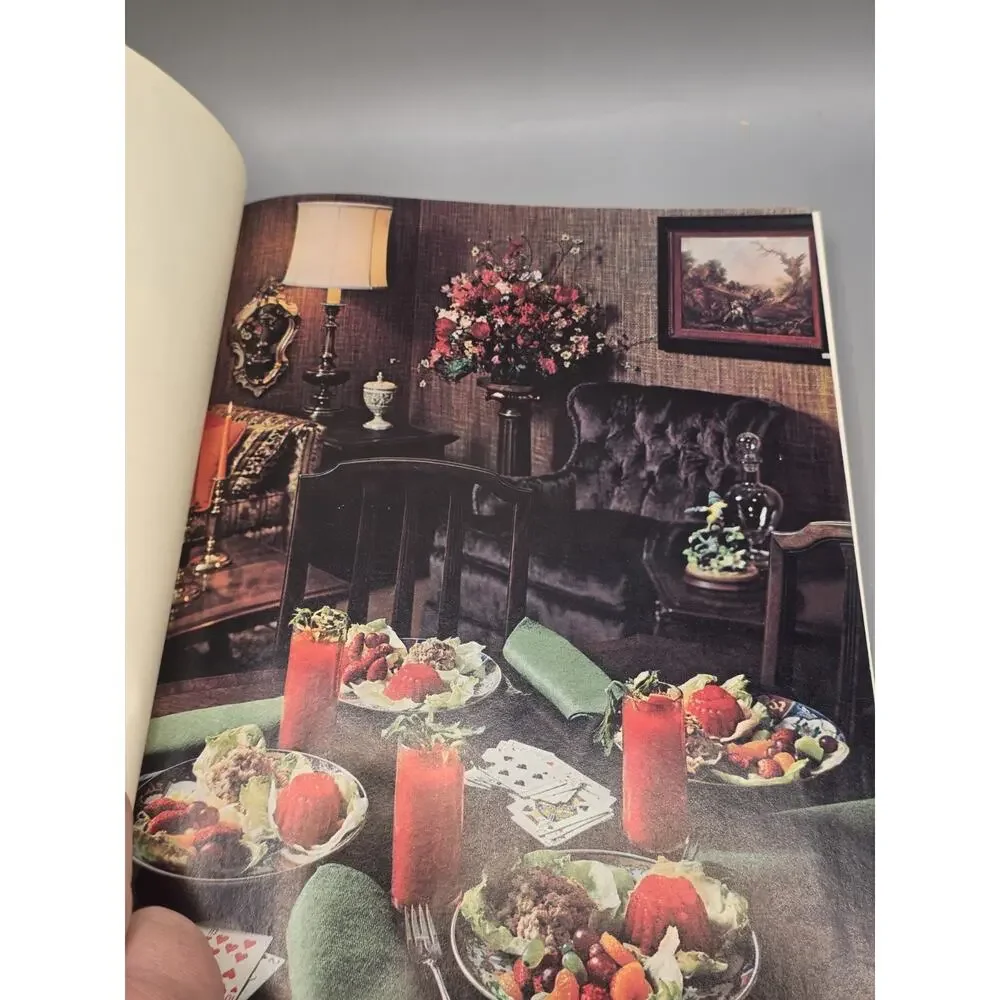 Vtg 1972 Southern Living Party Cookbook First Edition Retro Hosting Food Recipes